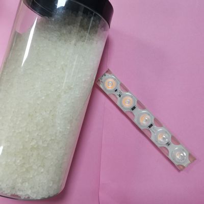 مواد اولیه TPU مقاوم در برابر شعله با درجه UL94-V0 برای نوار نورانی. سختی: 45A-74D شور برای انتخاب.