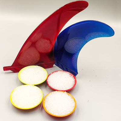 TPU با شفافیت بالا، سختی 64D، شفافیت حدود 5-6 میلی‌متر، بازگشت خوب، چقرمگی عالی